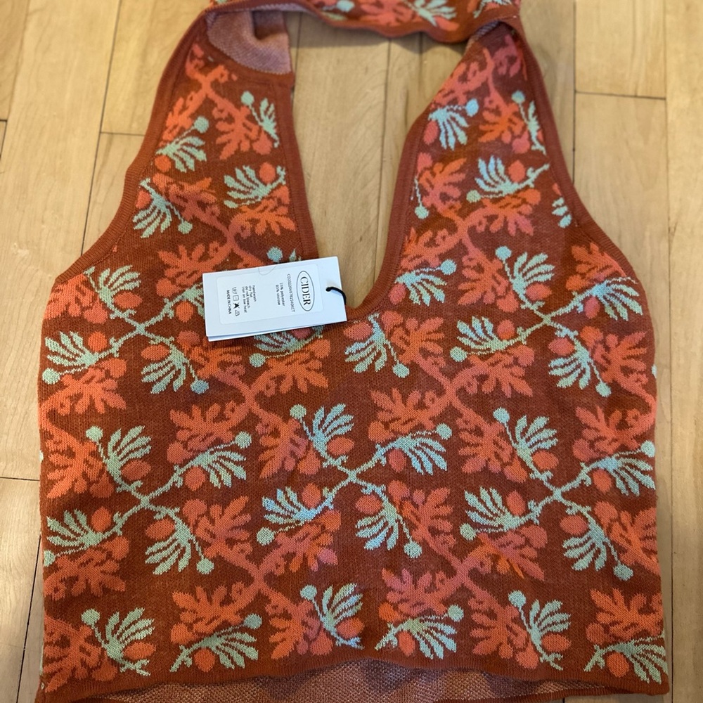 Floral Knit Women Top